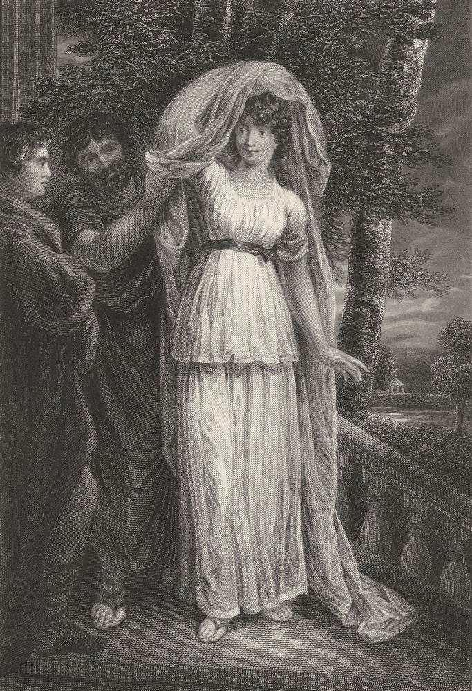 TROILUS AND CRESSIDA. John Opie R A 1835 old antique vintage print picture